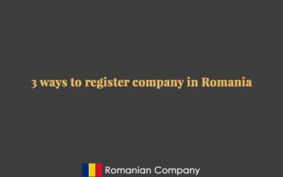 3 ways to register company in Romania
